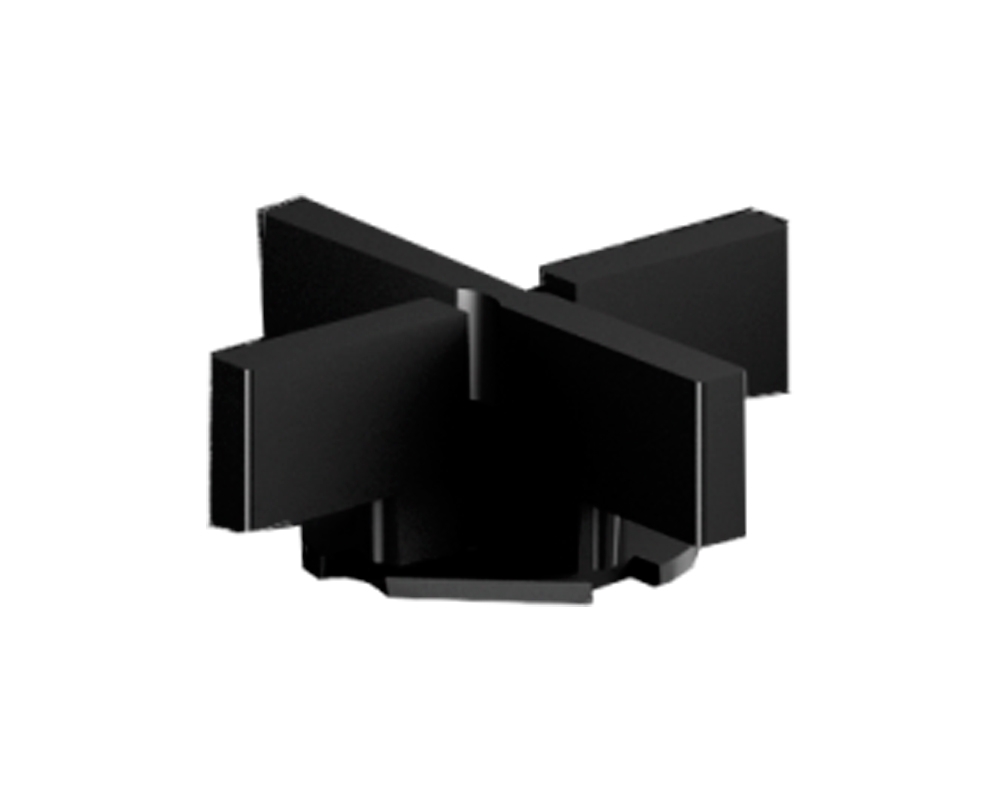 Distanciador de baldosas de 42x42mm para rastrel de aluminio