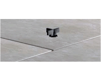 Distanciador de baldosas de 42x42mm para rastrel de aluminio