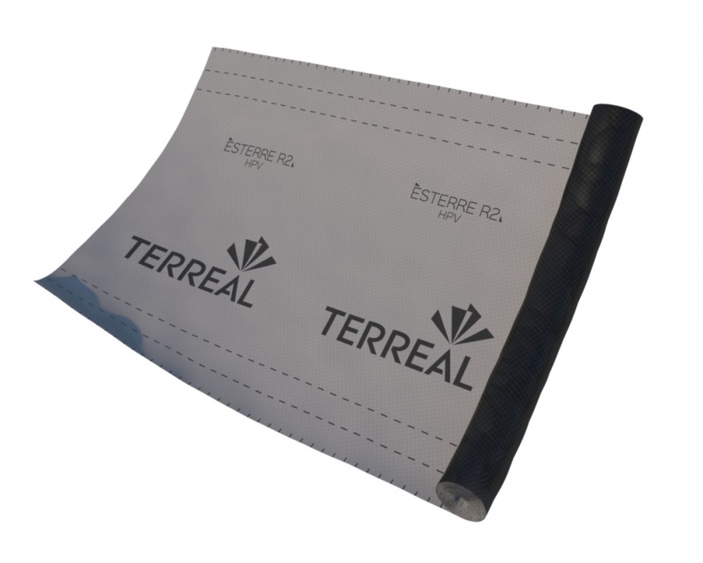 Lamina bajo cubierta Terreal EsTerre R2 HPV (RLX) rollo 75m²