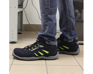 Zapato de seguridad Base B647 FRISBEE RECORD azul S1P ESD