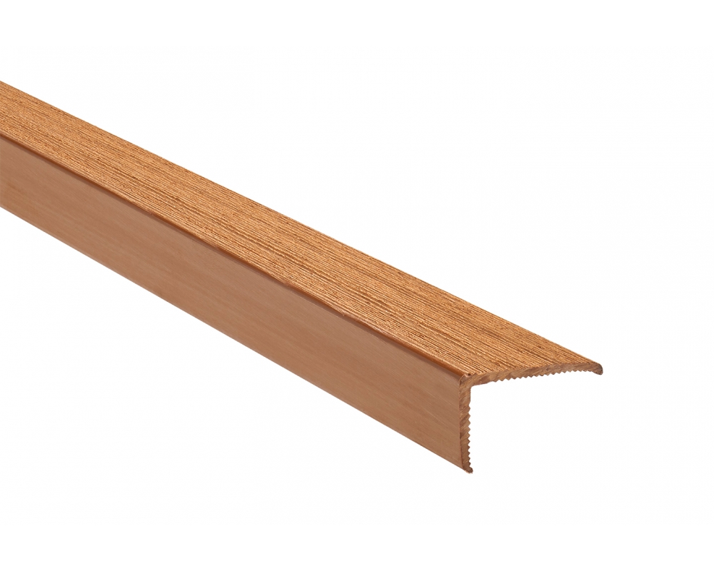 Perfil para remate de peldaños Novopeldaño Astra Nori 25x40X2500MM