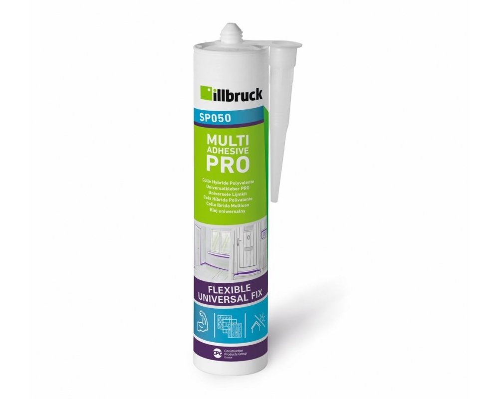 Adhesivo sellador híbrido Illbruck SP050 blanco Multi Adhesive Pro