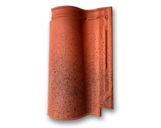 Teja La Escandella mixta grande 10,5 rojo jaspeado