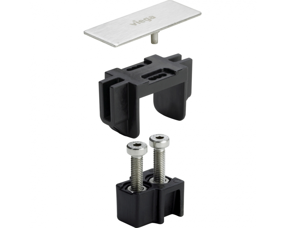 Juego de accesorios Viega Advantix 4965.50 en acero inoxidable mate