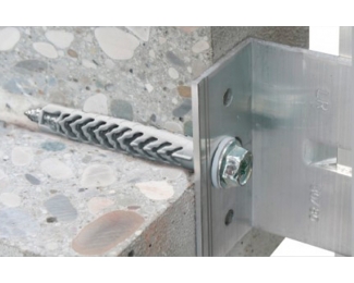 Taco multiexpansión X3 con tornillo cabeza hexagonal inox A4 Ø10x60