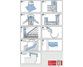 Banda impermeable de plomo autoadhesiva Adeplomb 0,33x3m
