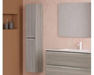 Mueble baño Suna 60cm 2 cajones + lavabo + espejo + LED