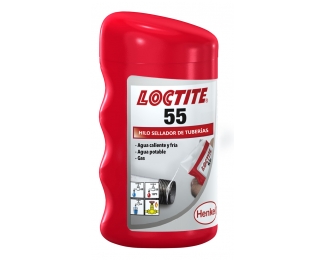 Hilo sellador de tuberías Loctite 55 rollo 160m