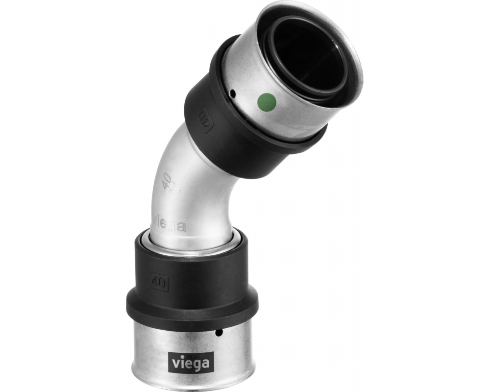 Codo 45º inoxidable Viega Smartpress 6726