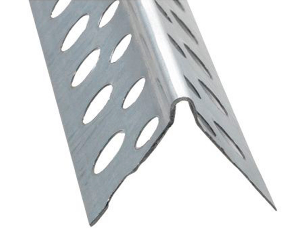 Guardavivos perforado para cartón yeso (abierto) acero galvanizado 2,6m