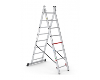 Andamio profesional de aluminio transformable en 2 escaleras Svelt Target