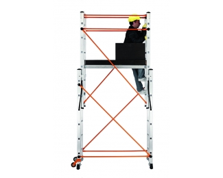 Andamio profesional de aluminio transformable en 2 escaleras Svelt Target