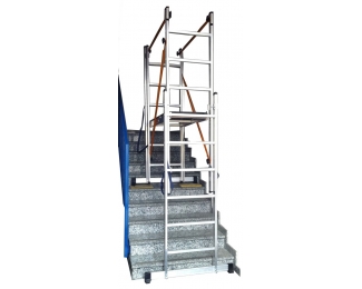 Andamio profesional de aluminio transformable en 2 escaleras Svelt Target