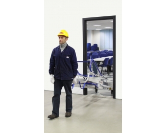 Escalera con peldaño ancho y guarda-cuerpos perimetral Svelt Telefly Light