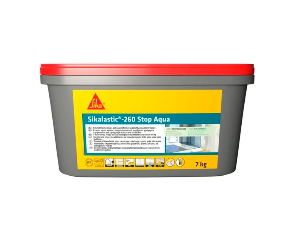 Membrana impermeabilizante Sikalastic 260 Stop Aqua bote  7kg