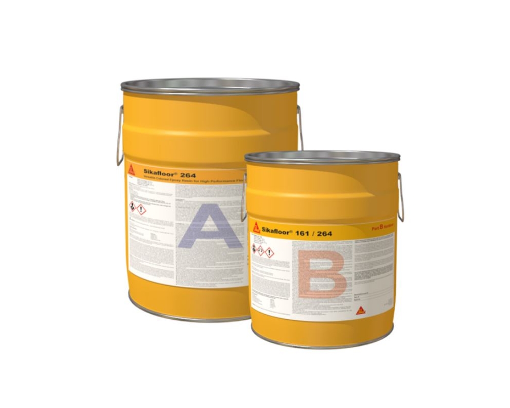 Epoxi bicomponente para sellado y revestimiento Sikafloor 264 ral 6010 lote 20kg