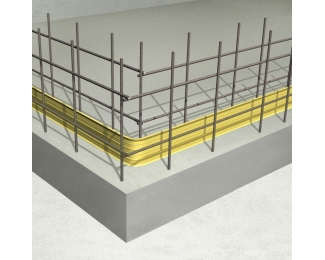 Cinta interna de PVC para juntas de dilatación Sika Waterbar O-15 rollo 15m