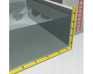 Cinta interna de PVC para juntas de dilatación Sika Waterbar O-15 rollo 15m