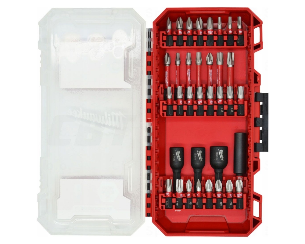 Estuche 35 puntas y vasos Shockwave Impact Duty Milwaukee 4932492003