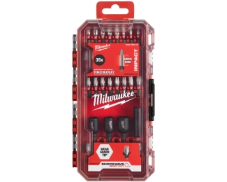 Estuche 35 puntas y vasos Shockwave Impact Duty Milwaukee 4932492003