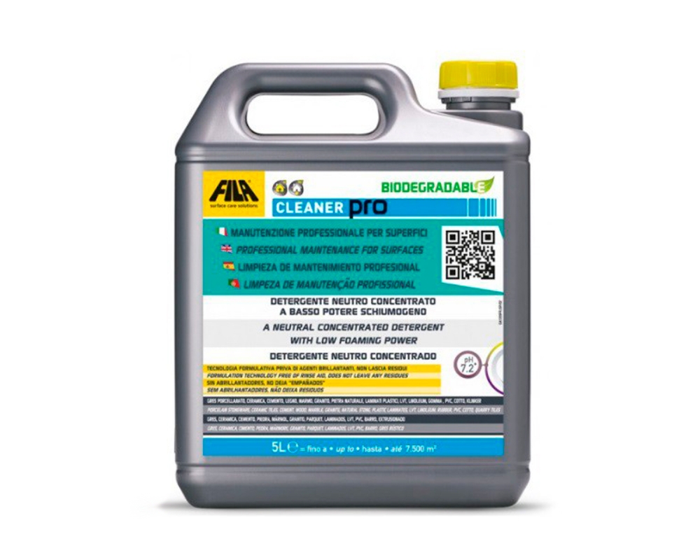 Detergente neutro concentrado Fila Cleaner Pro 5L