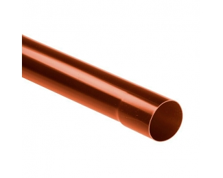 Tubo cobre bajante redondo Ø100mm longitud 3m espesor 0,6mm