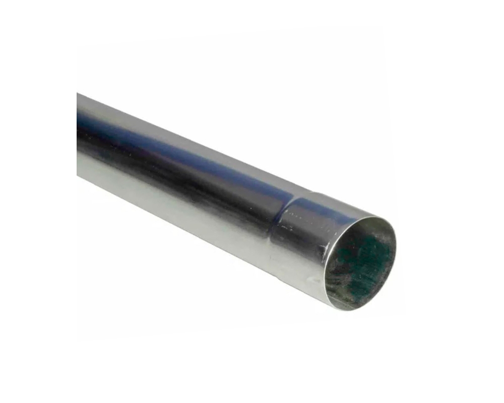 Tubo zinc bajante redondo  Ø80mm longitud 3m espesor 0,6mm