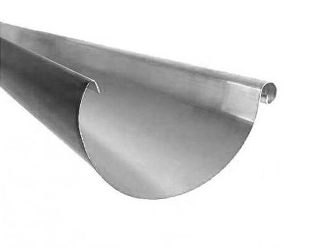 Canalón redondo zinc 3m Ø333x0,6mm