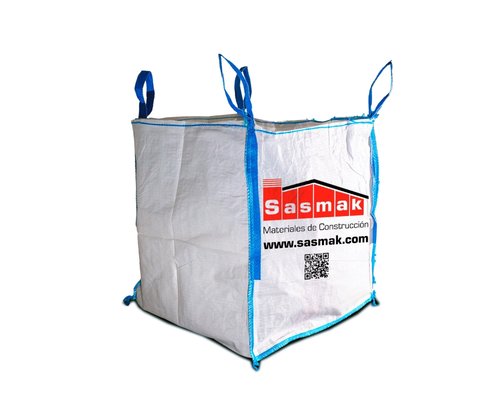Saco escombro Big-Bag 90x90x90cm volumen 800L Sasmak