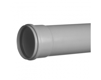 Tubo bajante circular junta elástica gris claro Ø110mm x 3m Adequa