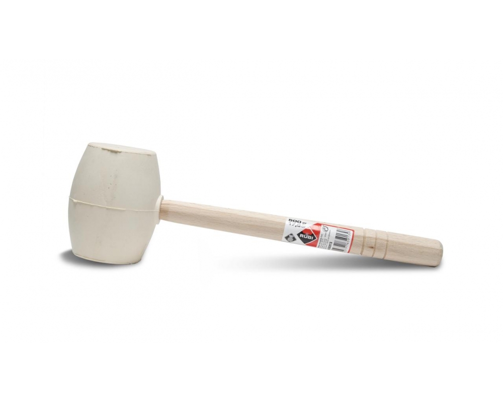 Maza de goma blanca 750g Rubi 65914