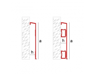 Rodapié/zócalo Emac Novorodapie Rehabit 2ml