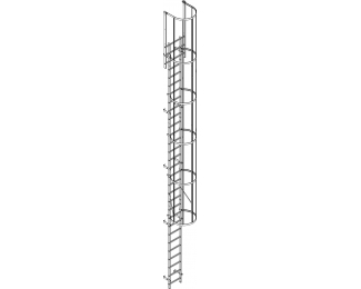 Escalera de gato 2,90m con aros Svelt Gabbia