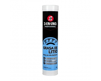 Lubricante de grasa de litio multiusos 3-EN-UNO Profesional cartucho 400g
