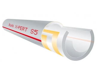 Tubo para suelo radiante Roth X-PERT S5 16x2,0mm (rollo 200m)