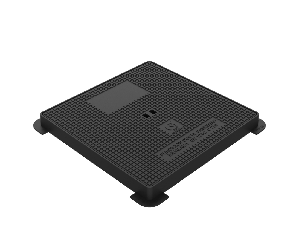 Tapa y marco de registro en fundición clase C 250 60x60cm 25 Tn