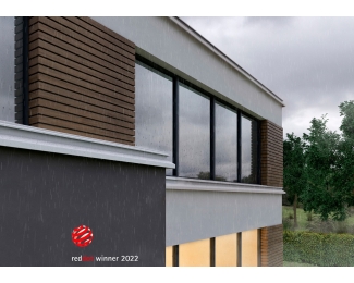 Perfil vierteaguas de aluminio lacado Novovierteaguas SP 62x2500mm