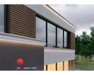 Perfil vierteaguas de aluminio lacado Novovierteaguas SP 62x2500mm