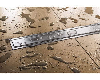 Rejilla con marco inox cepillado hasta 30mm Schlüter KERDI-LINE-A KLA30EB