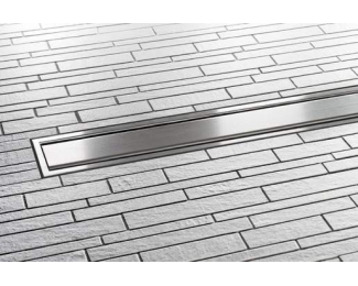 Rejilla con marco inox cepillado hasta 19mm Schlüter KERDI-LINE-A KLA19EB