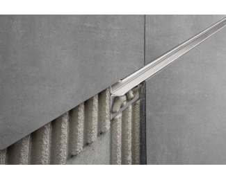 Perfil decorativo inox para recubrimienos cerámicos L2,5m Schluter DECO-SG-EB
