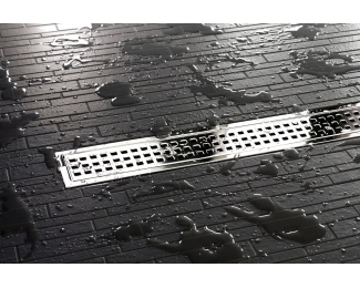 Rejilla con marco inox cepillado hasta 30mm Schlüter KERDI-LINE-B KLB30EB