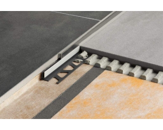 Perfil portaor con cuña de pendiente inox cepillado Schlüter Showerprofile-SPS 100 EB/200