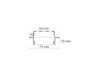 Rejilla con marco inox negro mate hasta 19mm Schlüter KERDI-LINE-B KLB19mgs