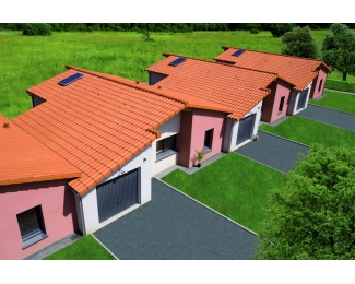 Teja mixta Feriane roja Monier