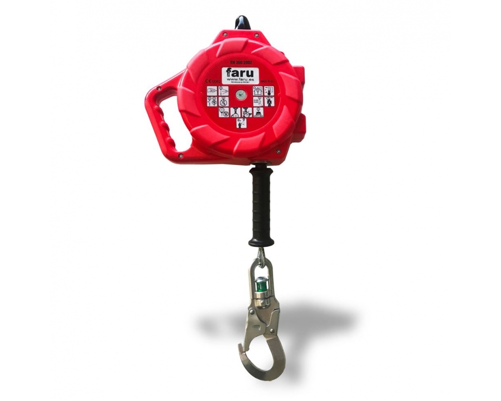 Retráctil de cable de acero 10m Faru PR10