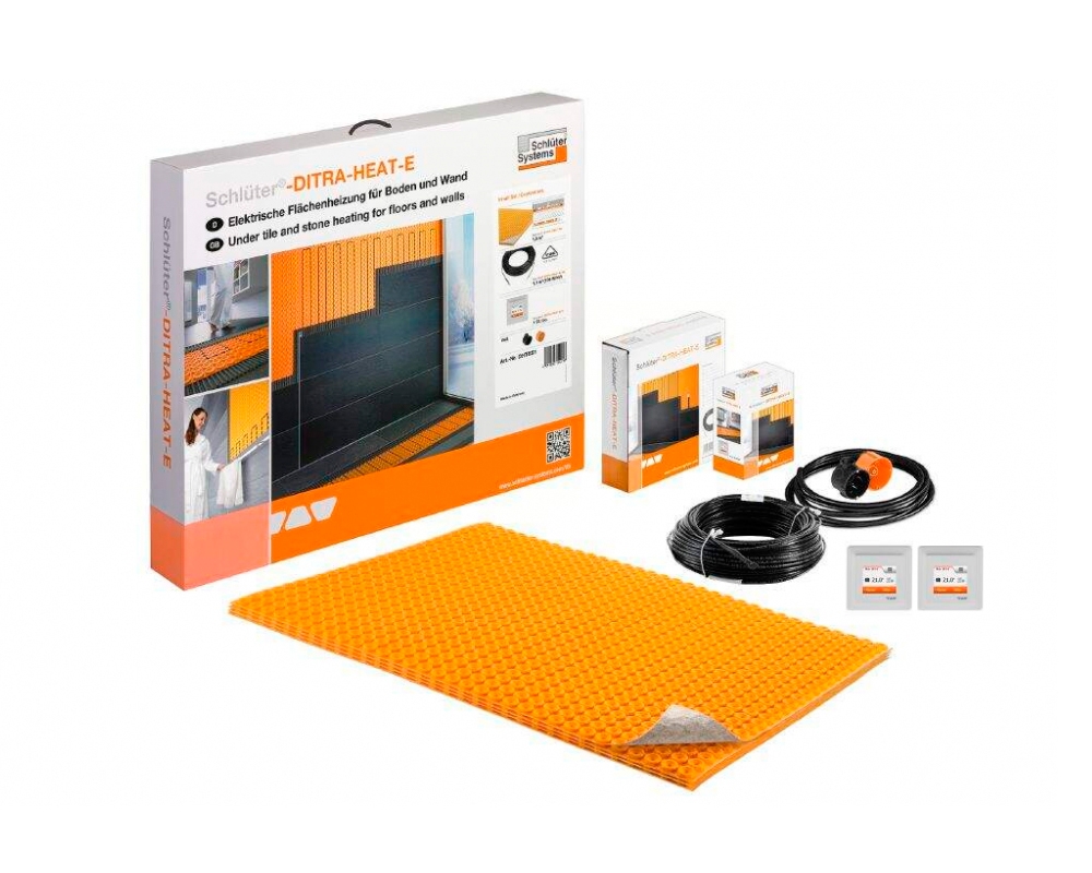 Set calefacción suelo y pared Schluter DITRA-HEAT-E-DUO-S