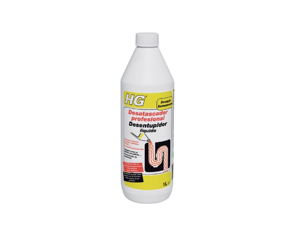 Desatascador profesional HG bote 1 litro