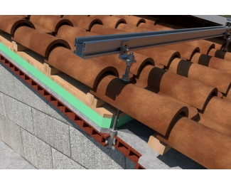 Espárrago regulable inox A2 para anclaje químico instalación placas solares Index KFS-RV