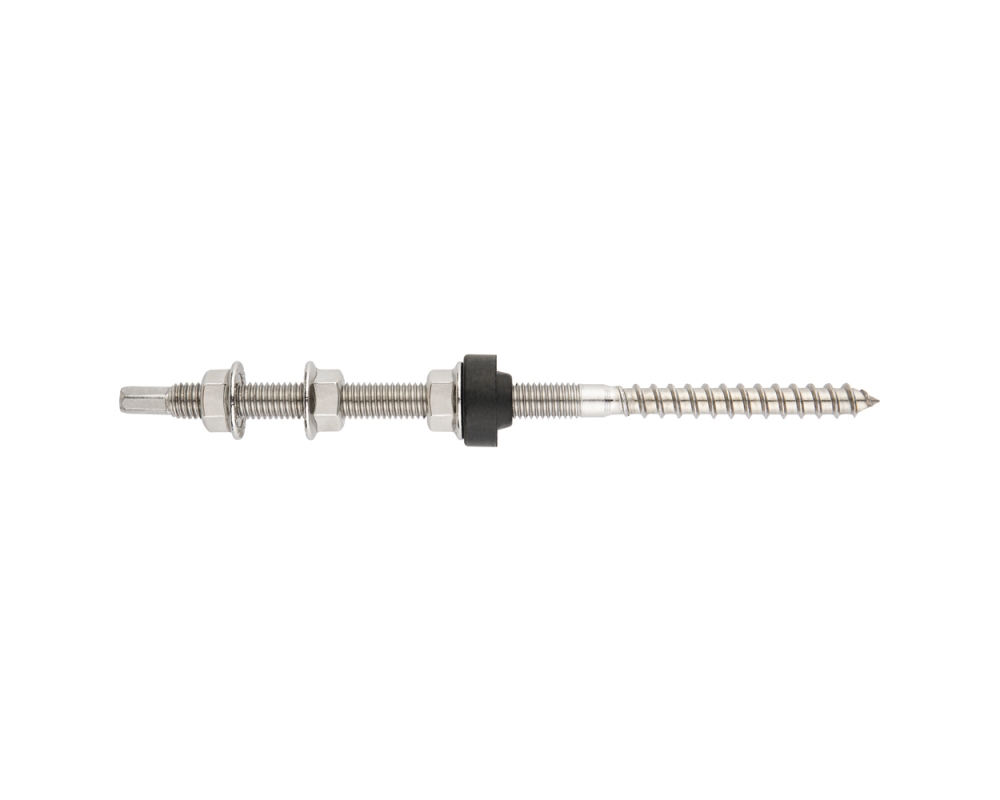 Espárrago regulable doble rosca inox A2 para instalación de placas solares Index KFS-MA